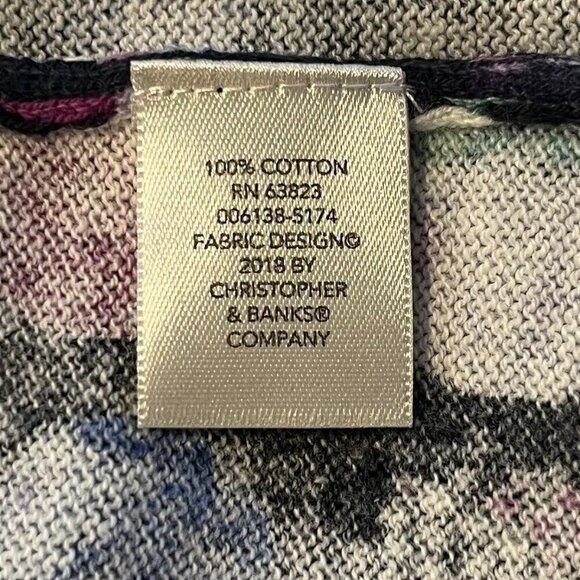 Cj Banks GeometricCardigan Bold Artsy Academia Boho Grandma Core NWT 14W - Picture 7 of 7